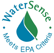 Water Sense Logo - Meets EPA Certificate