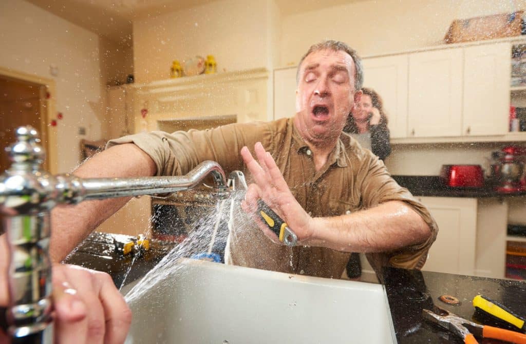 DIY plumbing risks: water damage